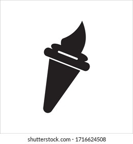 Ice Cream Icon Design Vector Template Illustration