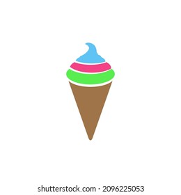 ice cream icon design vector templates white icon background