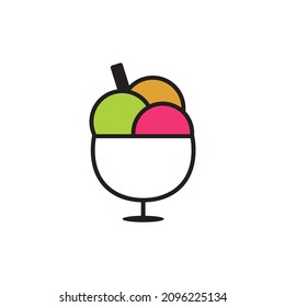 ice cream icon design vector templates white icon background