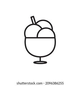 ice cream icon design vector templates white icon background