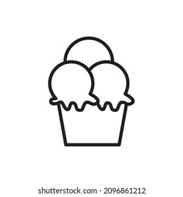ice cream icon design vector templates white icon background