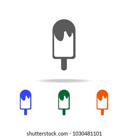 ice cream icon. Element of Beach holidays multi colored icons for mobile concept and web apps. Thin line icon for website design and development, app development on white background