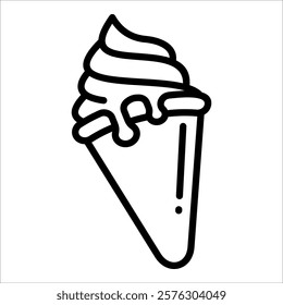 Ice Cream Icon Element For Design