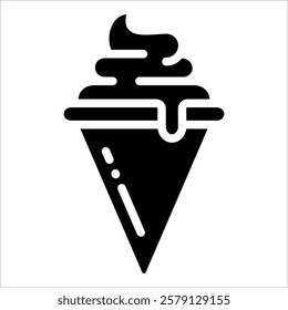 Ice Cream Icon Element For Design