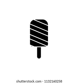 ice cream icon. Element of ice cream icon for mobile concept and web apps. Glyph styleice cream icon can be used for web and mobile on white background