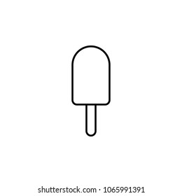 ice cream icon. Element of simple icon for websites, web design, mobile app, info graphics. Thin line icon for website design and development, app development on white background