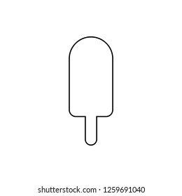 ice cream icon. Element of web for mobile concept and web apps icon. Thin line icon for website design and development, app development