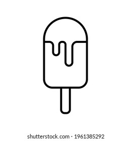 Ice cream icon. Ice cream emblem. Vector graphics