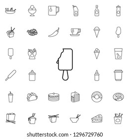 ice cream icon. Fast food icons universal set for web and mobile