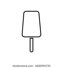Ice Cream Icon Flat Design