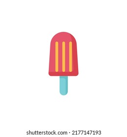 ice cream icon flat style design. ice cream icon vector illustration. isolated on white background.