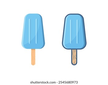 Ice cream icon in flat style. Tasty dessert vector illustration on isolated background. Sweet eating sign business concept.