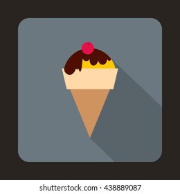 Ice Cream icon, flat style