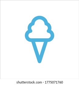 ice cream icon flat vector logo design trendy illustration signage symbol graphic simple