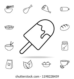 ice cream icon. Food icons universal set for web and mobile