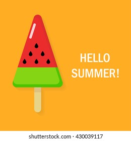 Ice Cream icon. Hello summer! Vector