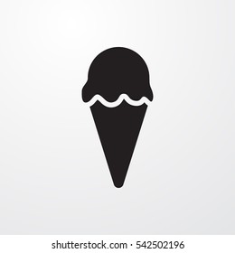 ice cream icon illustration isolated vector sign symbol