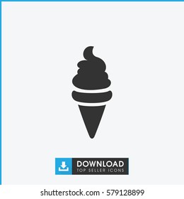 ice cream icon illustration isolated vector sign symbol
