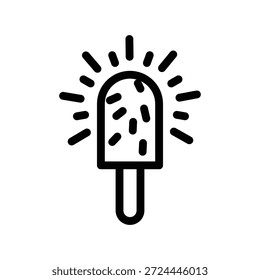 Ice cream icon illustration vector design template