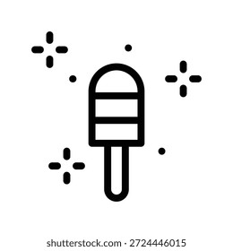 Icono de helado ilustración Plantilla de diseño de Vector