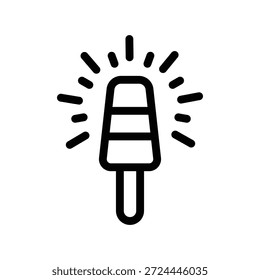 Icono de helado ilustración Plantilla de diseño de Vector