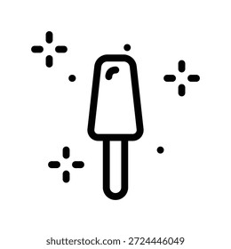 Eiscreme-Symbol, Vektordesign-Vorlage