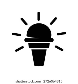 Ice cream icon illustration vector design template