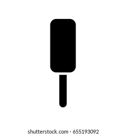 Ice cream icon. Isolated flat summer food symbol. Vector sweet sign illustration on white
