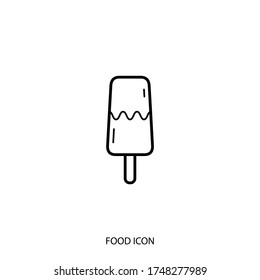 Ice Cream icon isolated on background. Symbol, logo. Vector illustration
