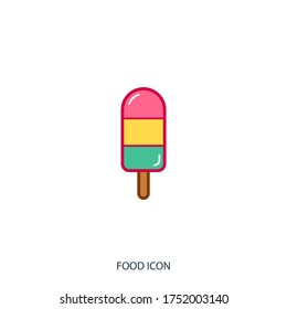 Ice Cream icon isolated on background. Symbol, logo. Vector illustration