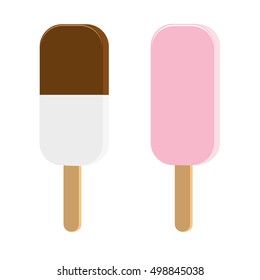 Ice cream icon  isolated on a white background