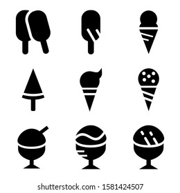 ice cream icon isolated sign symbol vector illustration - Collection of high quality black style vector icons
