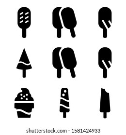 ice cream icon isolated sign symbol vector illustration - Collection of high quality black style vector icons
