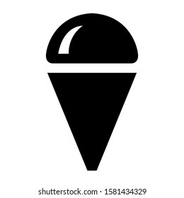 ice cream icon isolated sign symbol vector illustration - high quality black style vector icons
