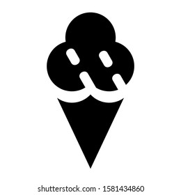 ice cream icon isolated sign symbol vector illustration - high quality black style vector icons
