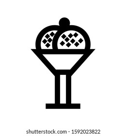 ice cream icon isolated sign symbol vector illustration - high quality black style vector icons
