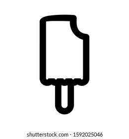 ice cream icon isolated sign symbol vector illustration - high quality black style vector icons
