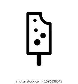 ice cream icon isolated sign symbol vector illustration - high quality black style vector icons
