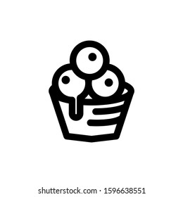 ice cream icon isolated sign symbol vector illustration - high quality black style vector icons
