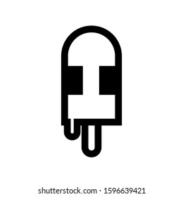 ice cream icon isolated sign symbol vector illustration - high quality black style vector icons
