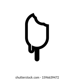 ice cream icon isolated sign symbol vector illustration - high quality black style vector icons
