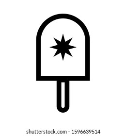 ice cream icon isolated sign symbol vector illustration - high quality black style vector icons
