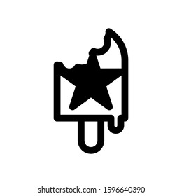 ice cream icon isolated sign symbol vector illustration - high quality black style vector icons
