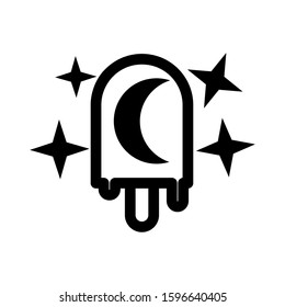 ice cream icon isolated sign symbol vector illustration - high quality black style vector icons
