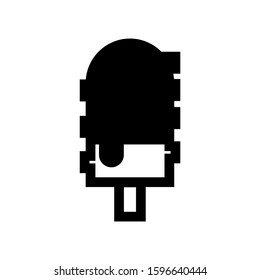 ice cream icon isolated sign symbol vector illustration - high quality black style vector icons
