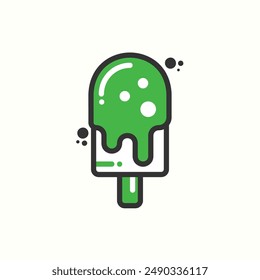 ice cream icon, isolated icon theme bakery