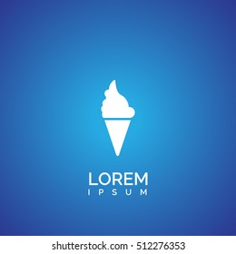 ice cream icon. ice cream logo