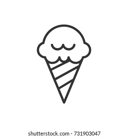 Ice Cream Icon Logo Design Vector Stock Vector (Royalty Free) 731903047