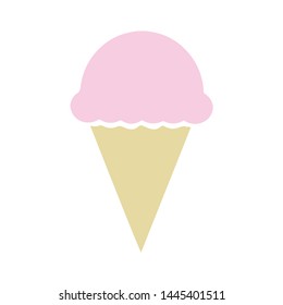 ice cream icon. Logo element illustration. ice cream design. colored collection. ice cream concept. Can be used in web and mobile