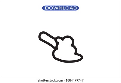 ice cream icon or logo isolated sign symbol vector illustration - high quality black style vector icons.